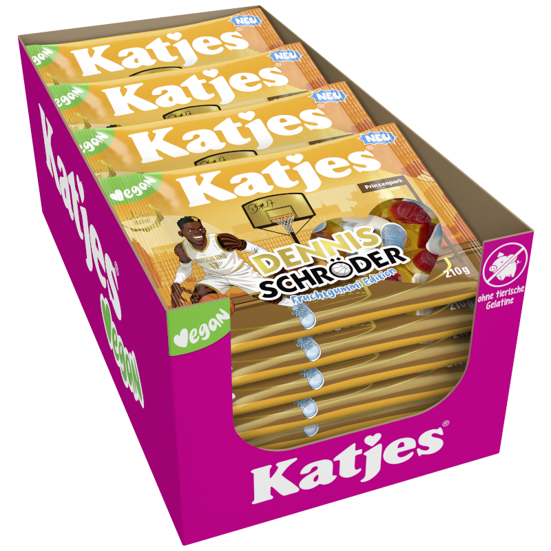 Dennis Schröder mit Katjes Fruchtgummi